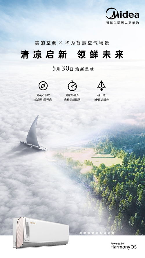 美的空調與華為HarmonyOS系統一碰即合 為參差的智能家電樹標桿